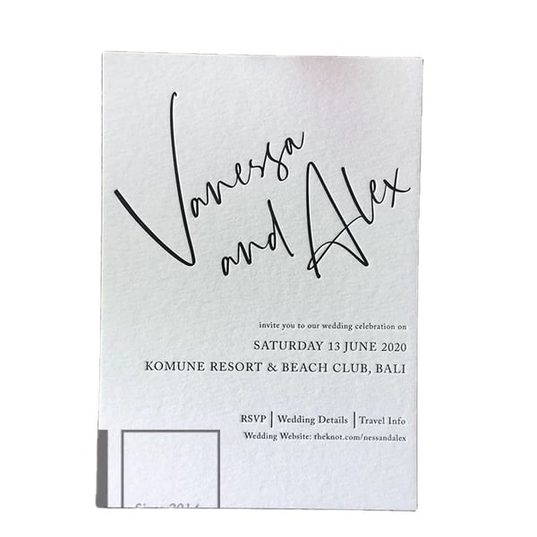 Rts 5 Days Delivery Time Beautiful Design Luxury Card Gold Foil Color Cotton Paper Greeting Invitation Wedding Card Printing