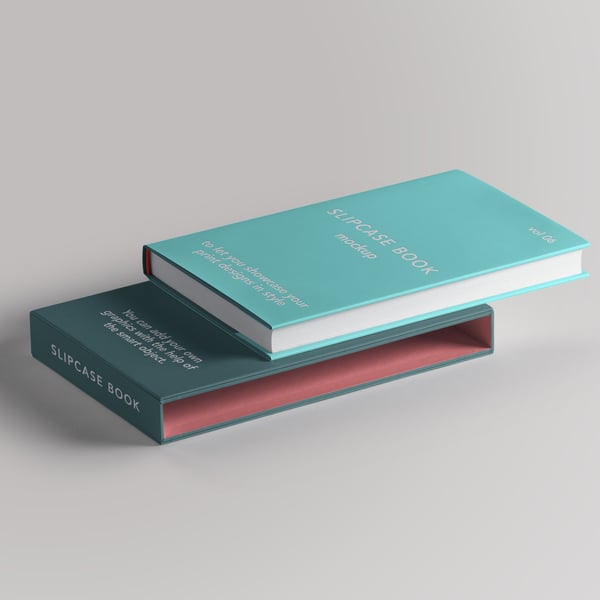 Self Publisher Custom Gold Stamping Spine Hard Cover Book Printing with Slipcase