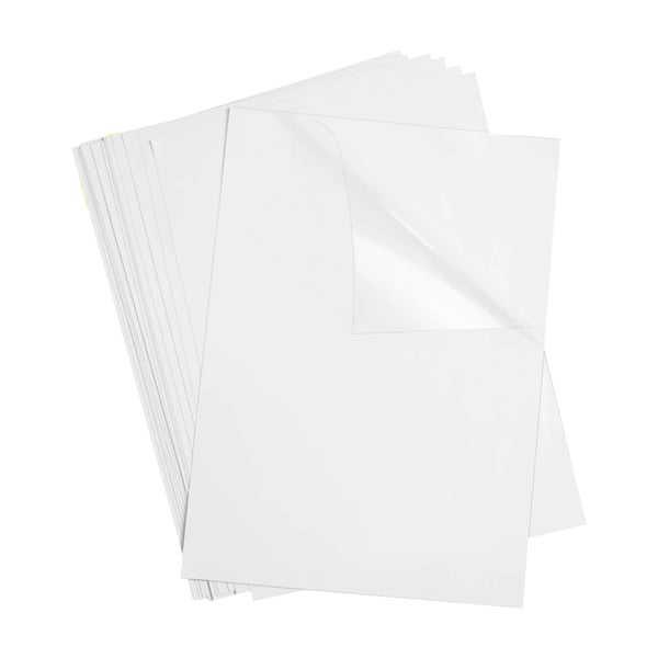 Vinyl Printable Waterproof Self-Adhesive Glossy Matte Paper Sheet for Inkjet Printer A4 Vinyl Label Sticker Paper